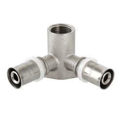 Водорозетка пресс проходная VALTEC 20х1/2"