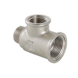 Тройник VALTEC, с переходом на нар. р. 3/4"х1/2"х1/2" вн.-вн.-нар.
