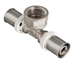 Тройник пресс 20 х 3/4" х 20 ВР Henco
