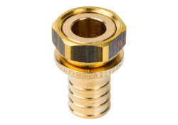 STOUT Переходник с накидной гайкой 16xG 1/2" для труб из сшитого полиэтилена аксиальный