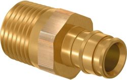 UPONOR Q&E Штуцер с наружной резьбой 16-R3/4"НР