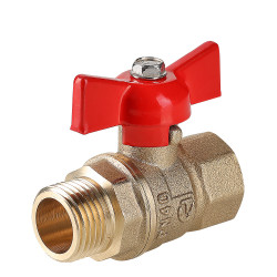 Кран шаровой VALTEC «СТАНДАРТ» PN40, бабочка 1/2" вн.-нар.