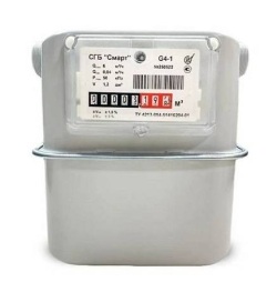 Счётчик газа СГБ "Смарт" G-4-1 Правый-65 (горизонтальный, М33х1,5) 2025 г.