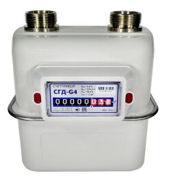 Счетчик газа СГД G-4 левый (г.Орел) (1 1/4) 2026 г