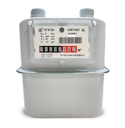 Счетчик газа бытовой CГК-G-4 Сигнал правый-18  (под Владимир м30х2) 2026г