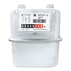 Счетчик газа бытовой СГK-G-4 Сигнал правый-02 (вертикальный G1) под Воронеж 2026 г