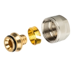 Фитинг STOUT компрессионный  для труб PEX 16х2,0х3/4