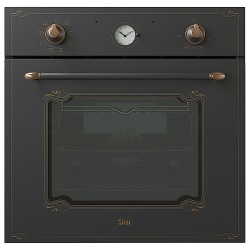 Духовой шкаф электрический SVAR 6009.04эшв-058 S Vintage (черный матовый)